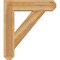 Ekena Millwork Traditional Craftsman Rough Sawn Bracket, Western Red Cedar, 6"W x 30"D x 34"H BKT06X30X34TRA04RWR - alternate 2